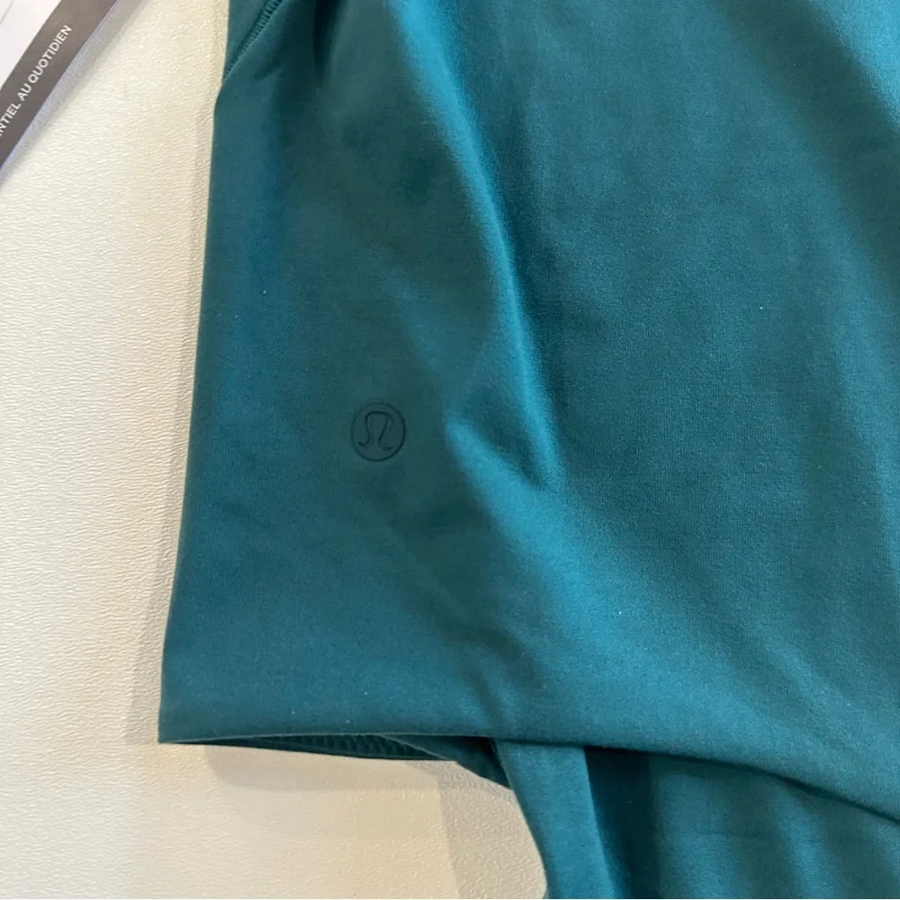 Lululemon Teal Turtleneck Seriously Soft Nulu Long Sleeve Bodysuit Womens Size L